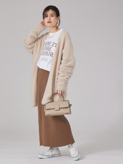 ストレッチリブニットスカート