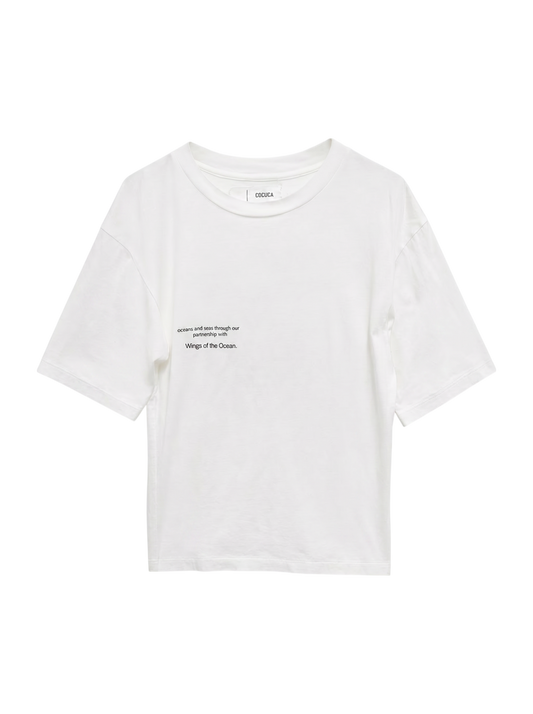 【COCUCA】ロゴプリントTシャツ