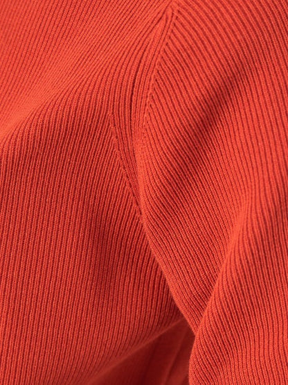 ウォッシャブルクルーネックニットT