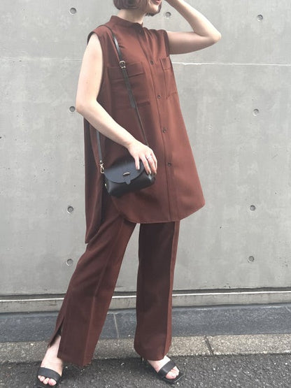 【セットアップ対応】ノースリブラウス