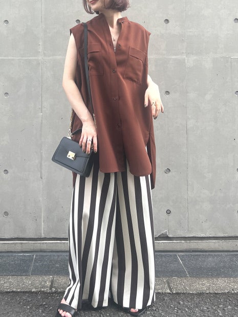 【セットアップ対応】ノースリブラウス