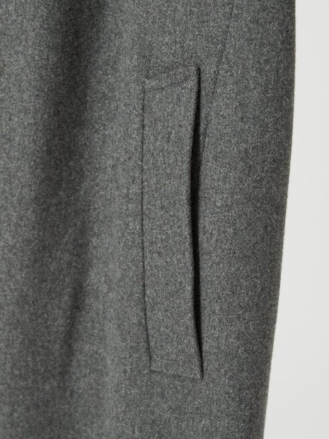 【イタリアMANNELLI社】フーディーステンカラーコート