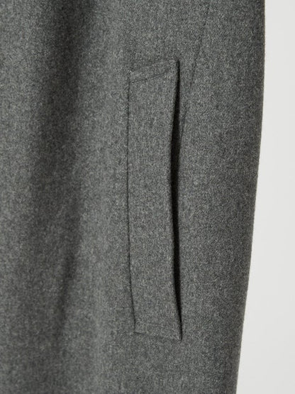 【イタリアMANNELLI社】フーディーステンカラーコート