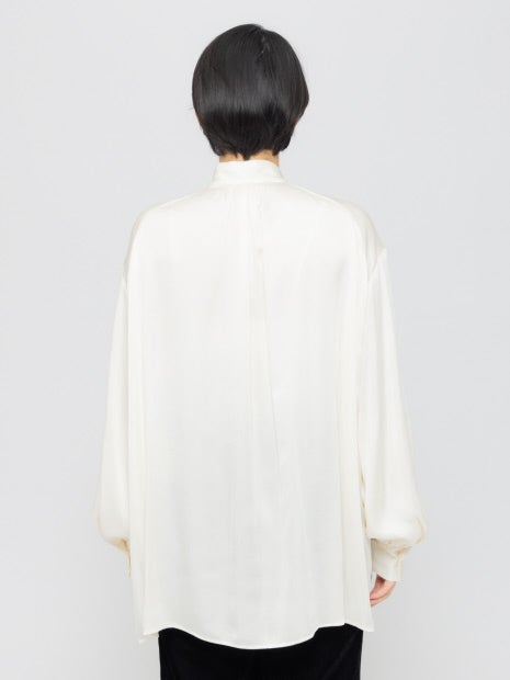 リボンデザインシャツブラウス