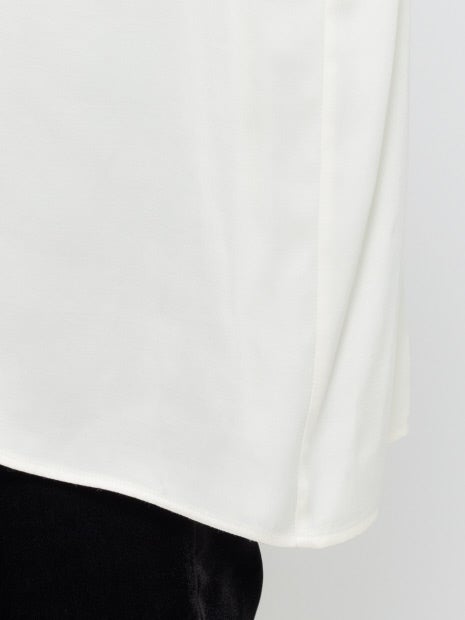 リボンデザインシャツブラウス