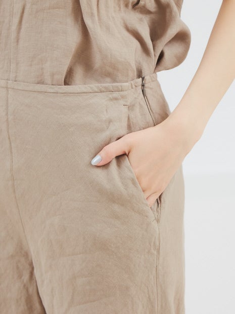 麻製品染パンツ