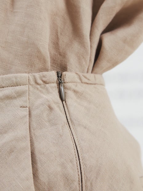 麻製品染パンツ