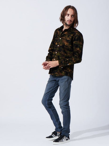 フロッキーチェックシャツ