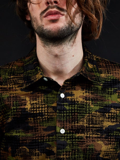 フロッキーチェックシャツ