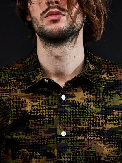 フロッキーチェックシャツ