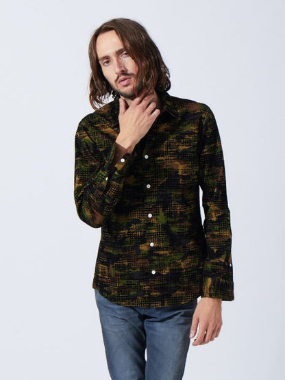 フロッキーチェックシャツ