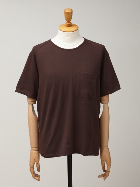 ショートスリーブ ニットTシャツ