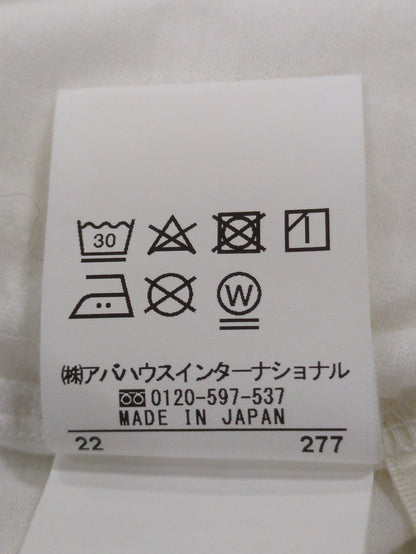 CHGNON  ロゴノースリーブTシャツ