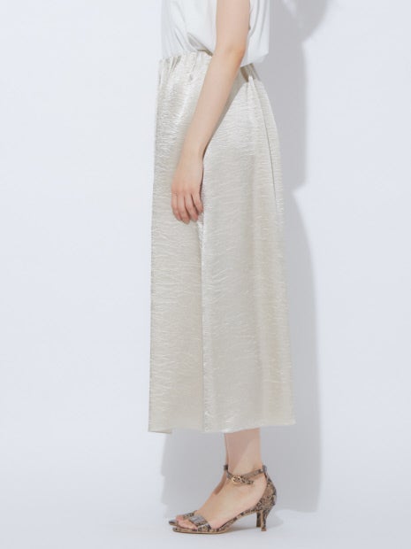 クラッシュサテンドレープパンツ