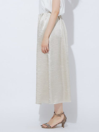 クラッシュサテンドレープパンツ