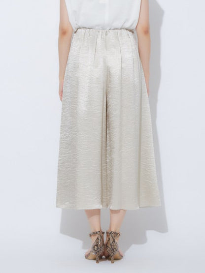 クラッシュサテンドレープパンツ