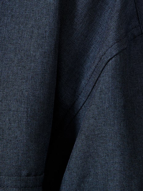 【セットアップ対応】リネンライクミリタリーシャツ/CPOシャツ