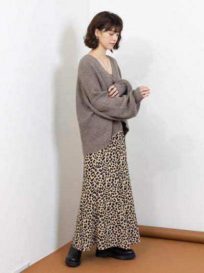 W混アンサンブルニット