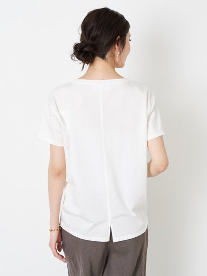 ユルネックロゴTシャツ