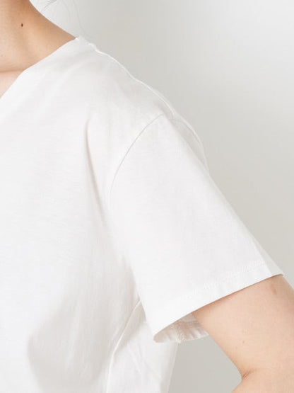 ユルネックロゴTシャツ