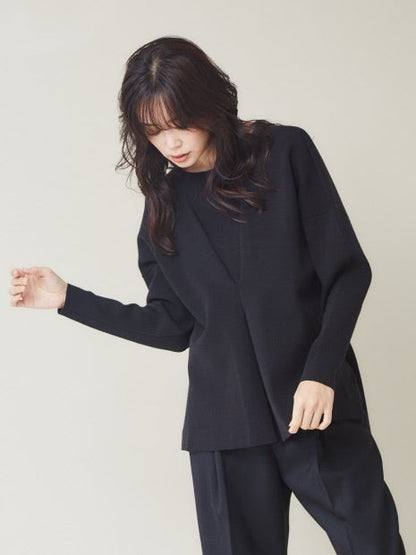 フロントタックニットプルオーバー