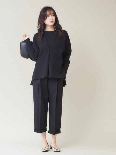 フロントタックニットプルオーバー