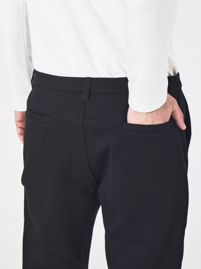 裾ZIP スリムテーパード パンツ
