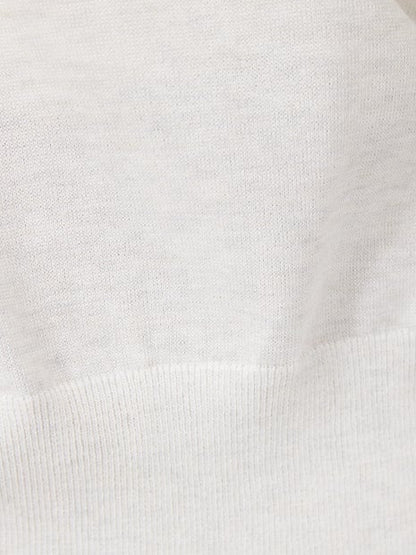 シアーバックリボンニット