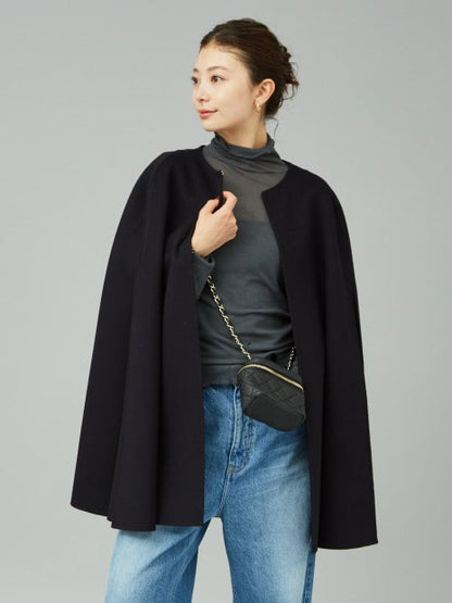 【40周年】ウールカシミヤリバーマントコート