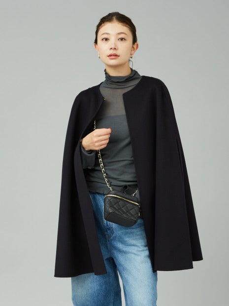 【40周年】ウールカシミヤリバーマントコート