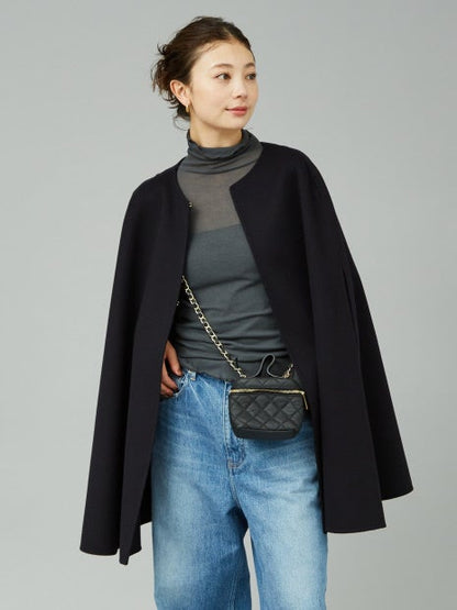 【40周年】ウールカシミヤリバーマントコート