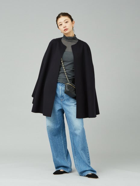 【40周年】ウールカシミヤリバーマントコート