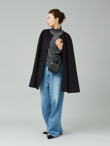 【40周年】ウールカシミヤリバーマントコート