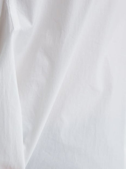 コットンフレアスリーブシャツ