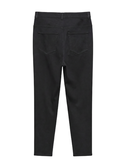 サテンストレッチスリムパンツ