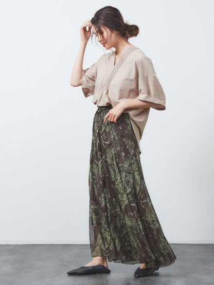 ピンタックフォルムカットソー