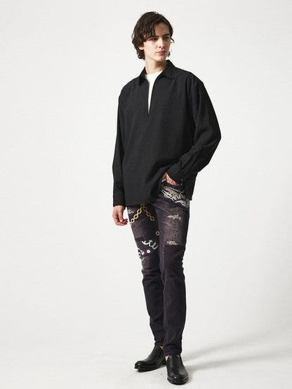 RYOYA スタイリング スキニー デニムパンツ