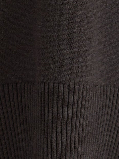 【セットアップ対応】Vネックニットプルオーバー