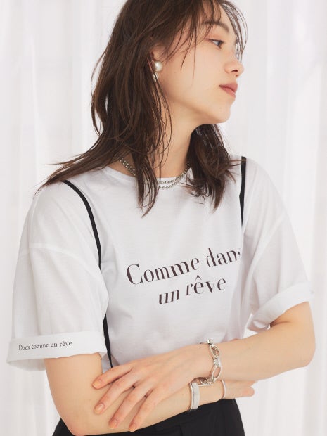 ターンバックロゴTシャツ
