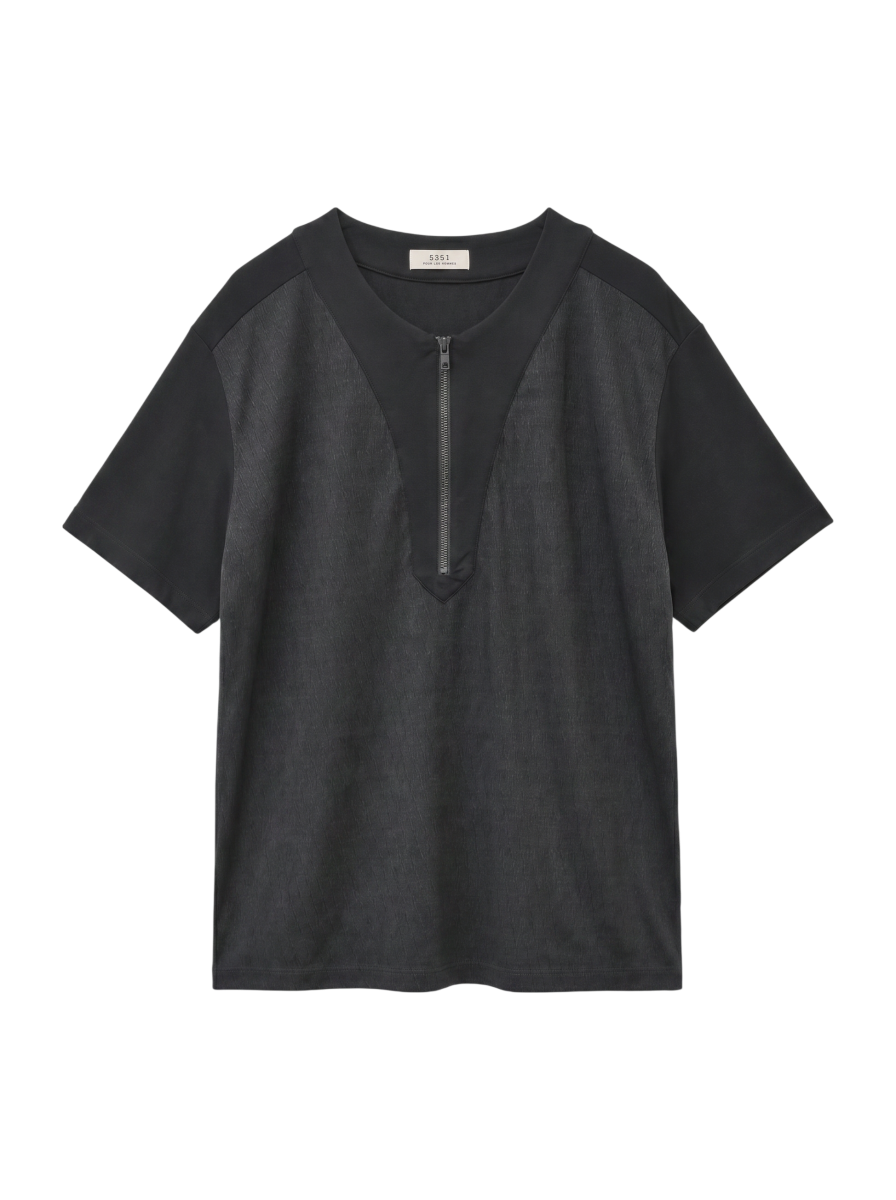 ミックスジャガード 半袖 Tシャツ