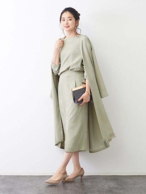 スエードタッチタイトスカート
