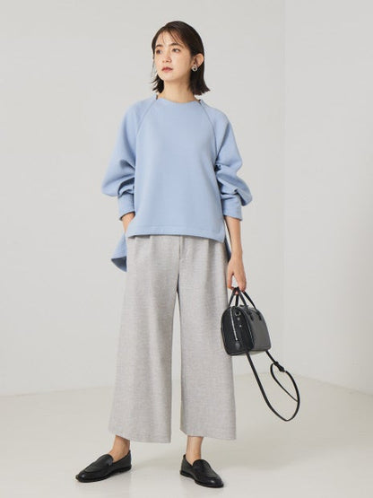 ワイドクロップドパンツ