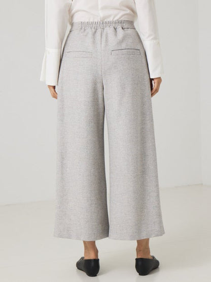 ワイドクロップドパンツ
