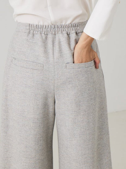 ワイドクロップドパンツ