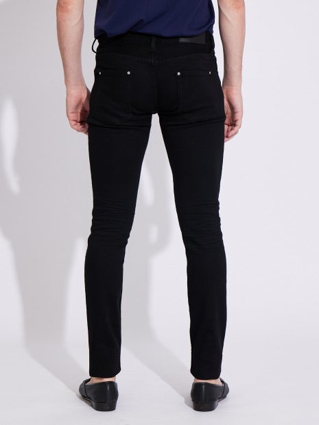 【定番人気】ブラック スキニーデニム