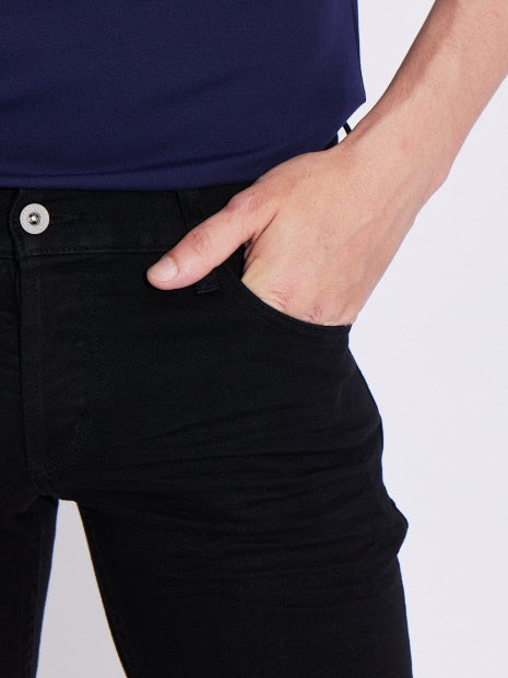 【定番人気】ブラック スキニーデニム