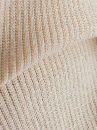 変形畦バックリボンニットベスト