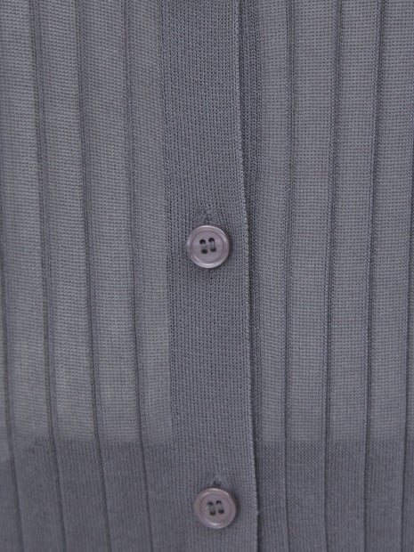 ワイドリブロングカーディガン