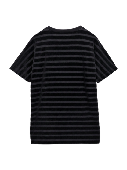 ベロアボーダーTシャツ