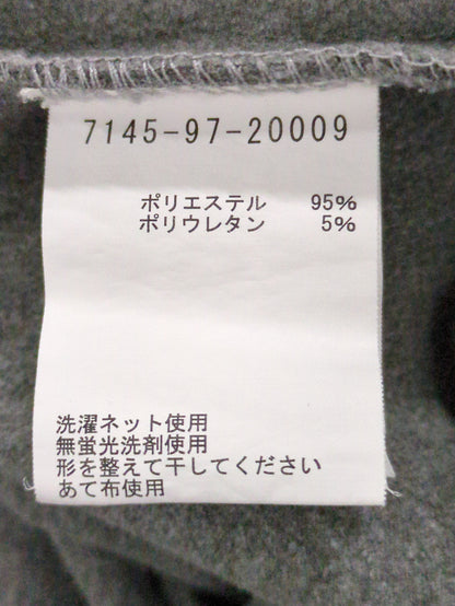起毛 スムース モックネック 長袖 Tシャツ